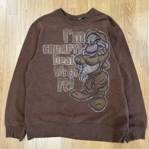 Vintage Grumpy Sleeping Beauty Crewneck Sweatshirt